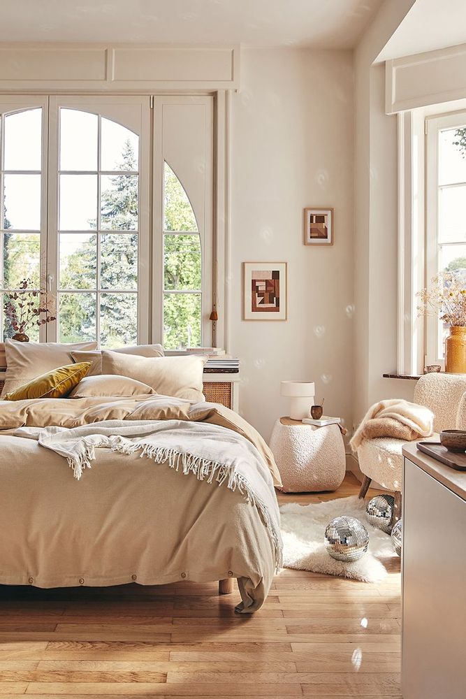 Bed linens - Frisson Sesame - Flannel Duvet Set - ESSIX
