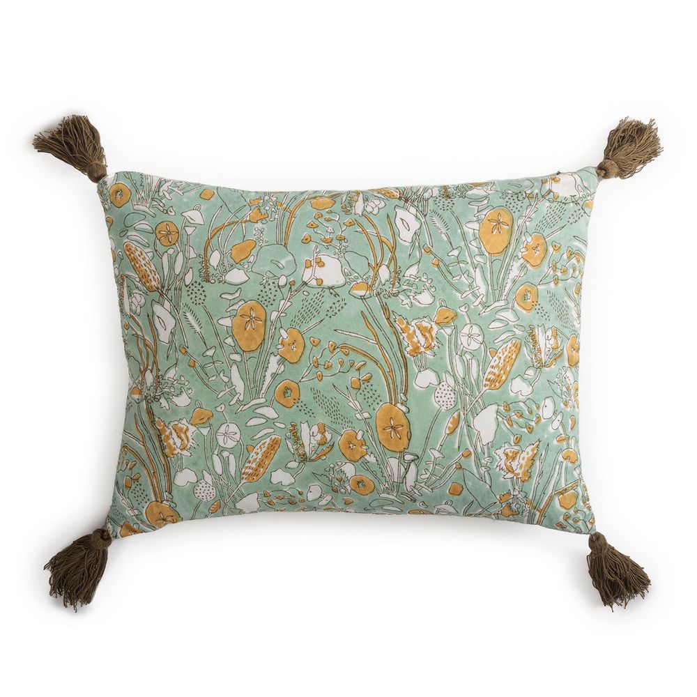 Fabric cushions - Cosmic & star cushion - LE MONDE SAUVAGE BEATRICE LAVAL