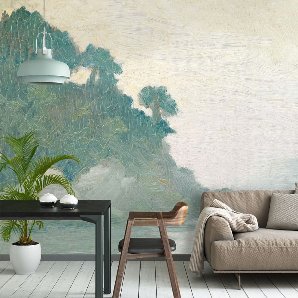 Papiers peints - Papier peint panoramique Lever de Lune - ETOFFE.COM