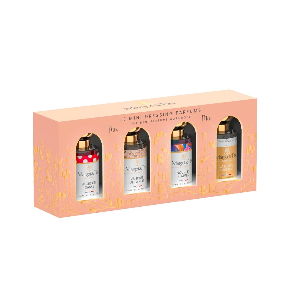 Parfums pour soi et eaux de toilette - Coffret mini dressing parfums "Mes Indispensables" femme - 4x15ML - MARGOT ET TITA SAS