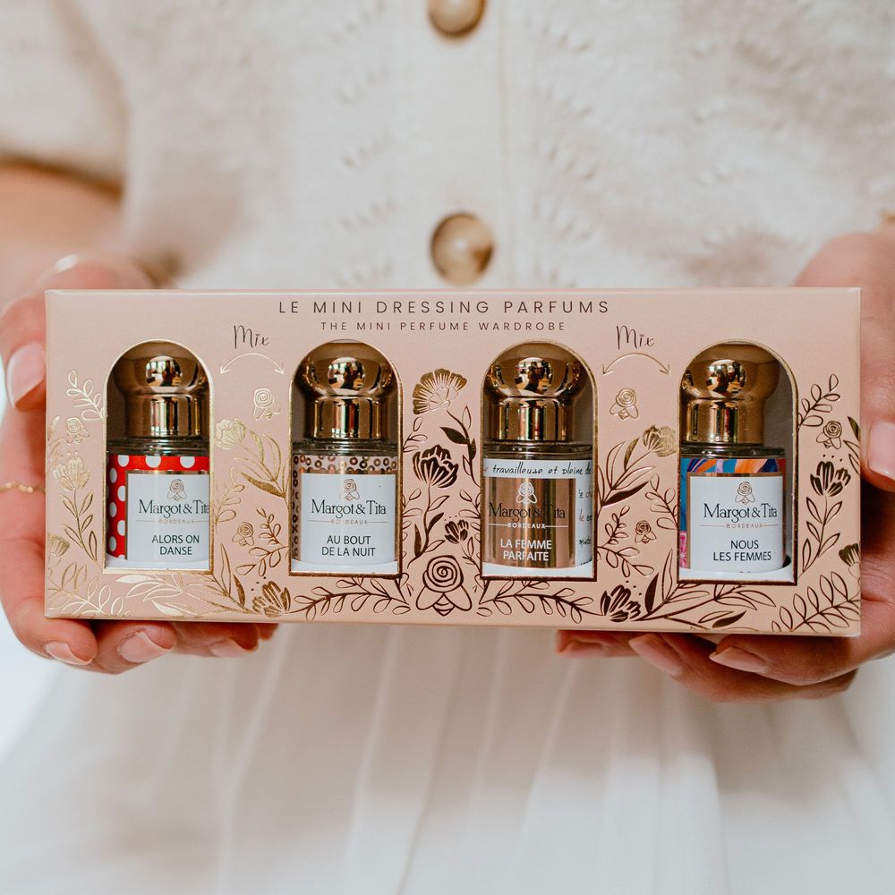 Parfums pour soi et eaux de toilette - Coffret mini dressing parfums "Mes Indispensables" femme - 4x15ML - MARGOT ET TITA SAS