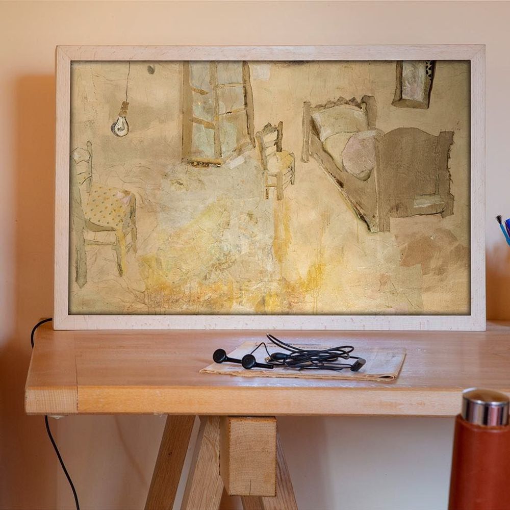 Éclairage LED - La chambre- tableau lumineux - CHARLOTTE MASSIP