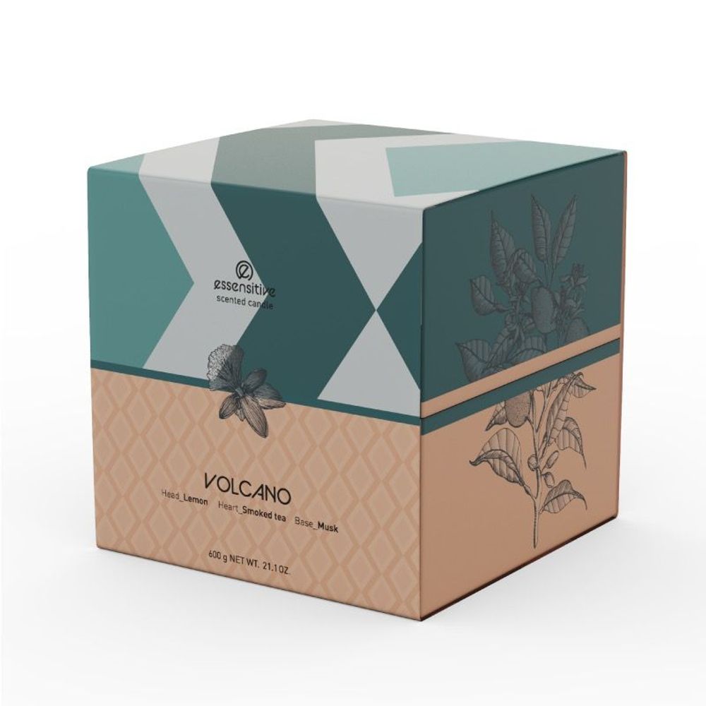 Home fragrances - Volcano Scented Candle L - ESSENSITIVE