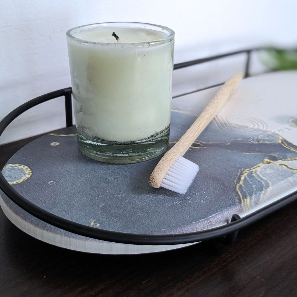 Installation accessories - MAKEA Black Bathroom Diatomite Makeup Tray - OSNA