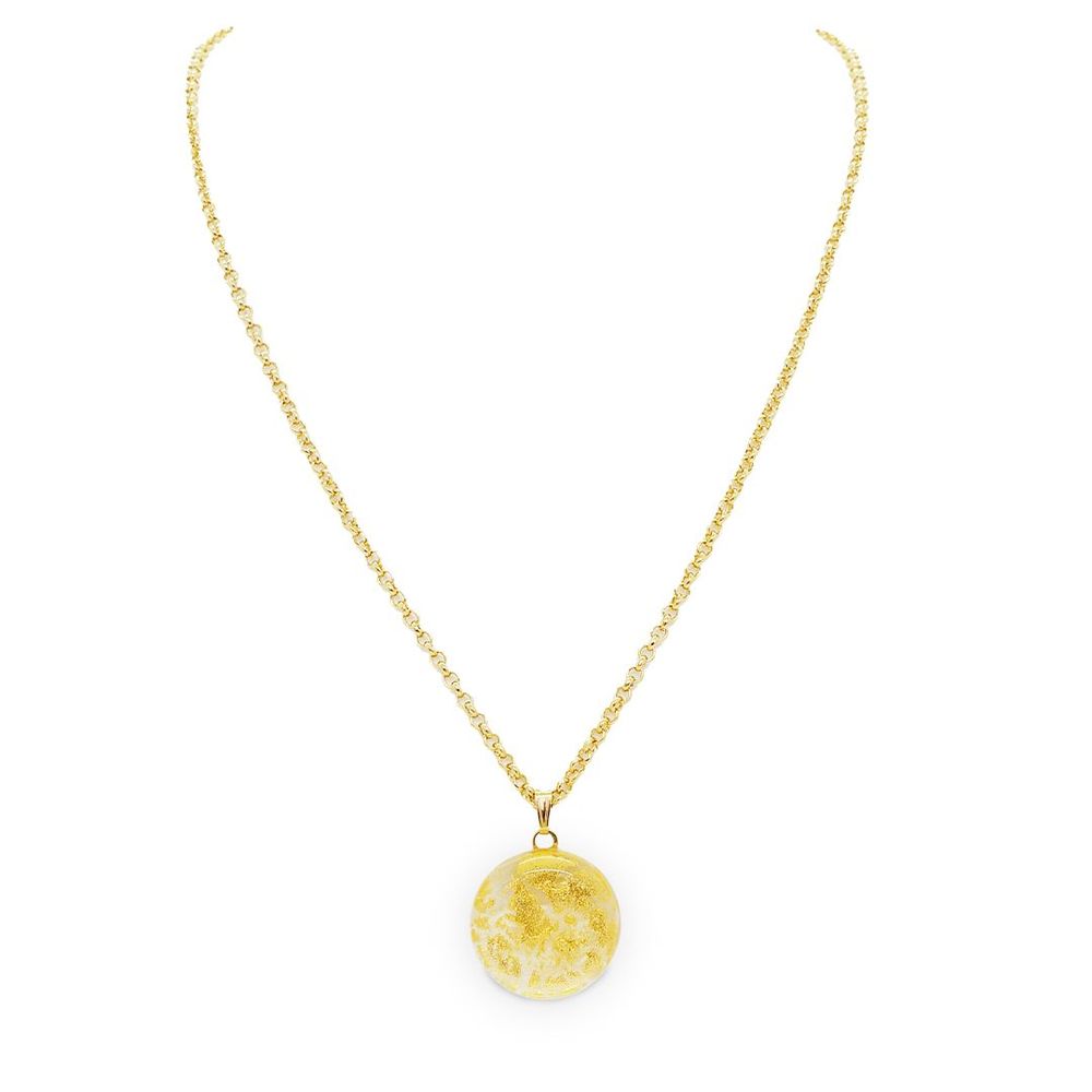 Jewelry - Orus Venus Necklace - Gold - Glass - MILODINA