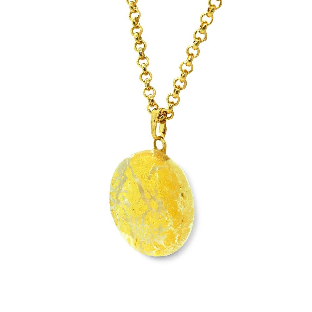 Jewelry - Orus Venus Necklace - Gold - Glass - MILODINA