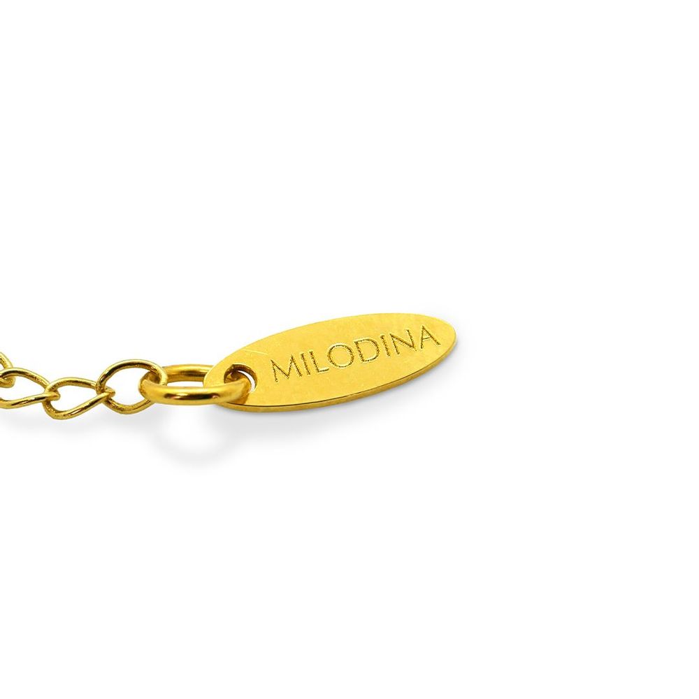 Jewelry - Orus Venus Necklace - Gold - Glass - MILODINA
