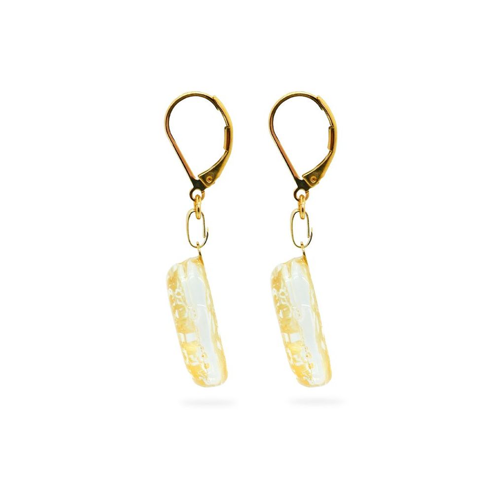 Jewelry - Orus Venus earrings - gold - glass - MILODINA
