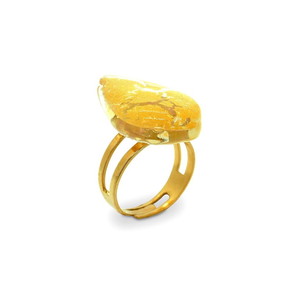 Bijoux - Bague Orus Dolce - Doré - Verre - MILODINA