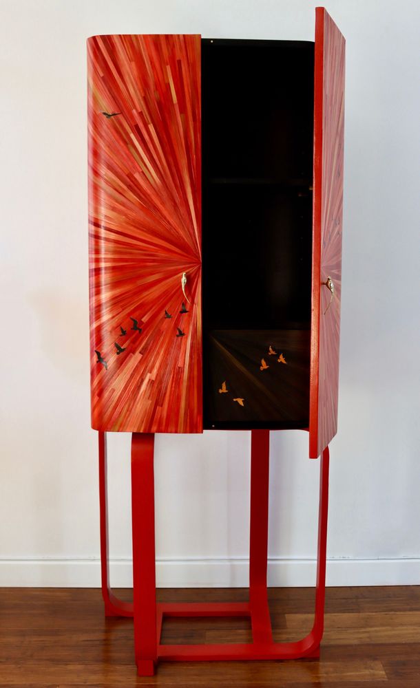 Wardrobe - Cabinet bar, L'Envol collection - ATELIER LASTO