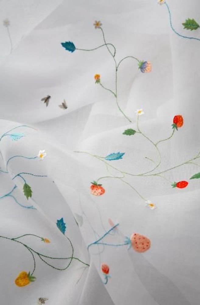 Linge de lit - Linge de maison "FRAISES SAUVAGES" - VIS A VIS PARIS