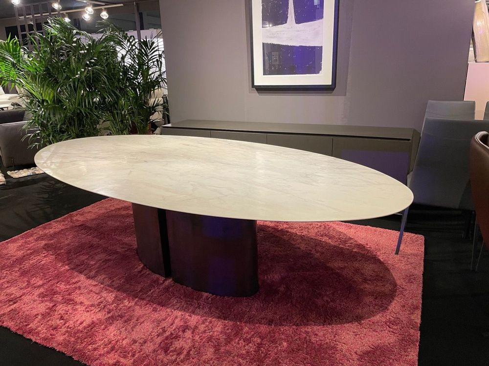 Dining Tables - Dining Table in ceramic with Vendome Leg - COLOMBUS MANUFACTURE FRANCE