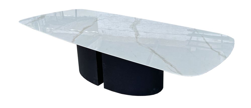 Dining Tables - Dining Table in ceramic with Vendome Leg - COLOMBUS MANUFACTURE FRANCE