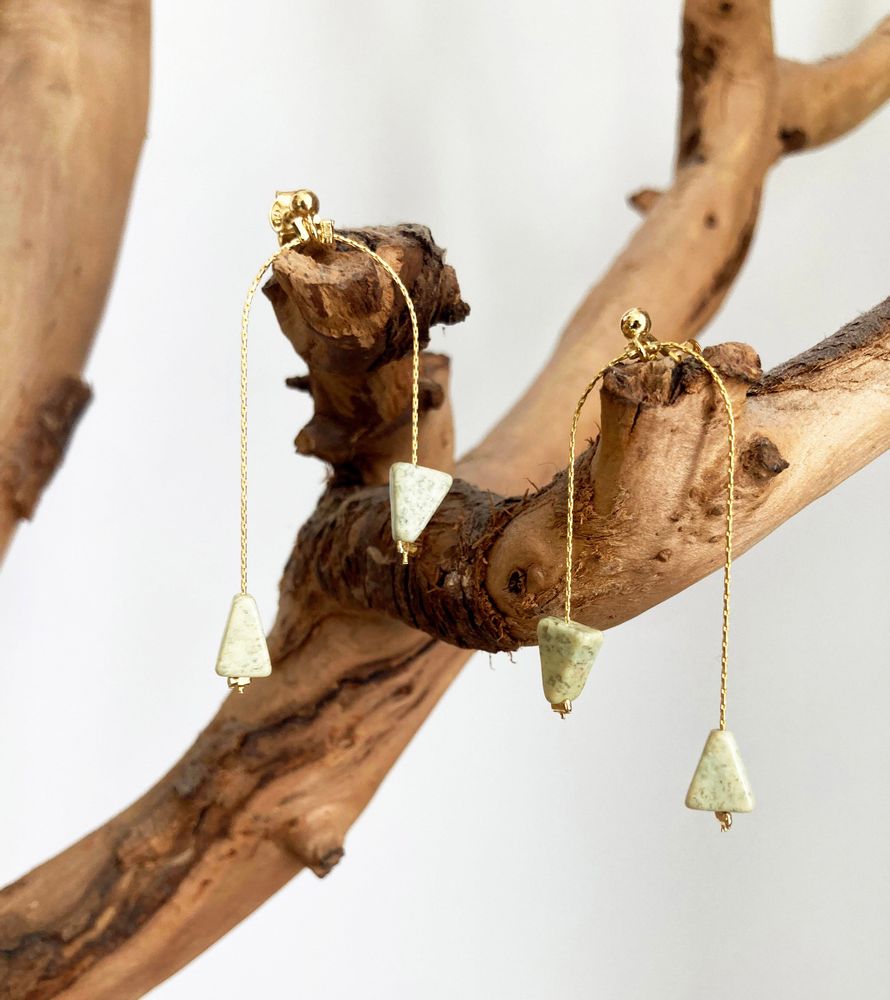 Jewelry - Triangle Balance Earrings - ESSYELLO