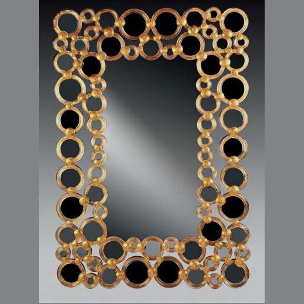 Ensembles muraux - Miroir Vénitien - Anneaux en verre - MILODINA