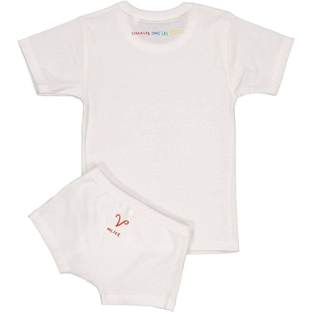 Children's fashion - Aries 2A Boxer T-Shirt - CHARLIE DANS LES ETOILES