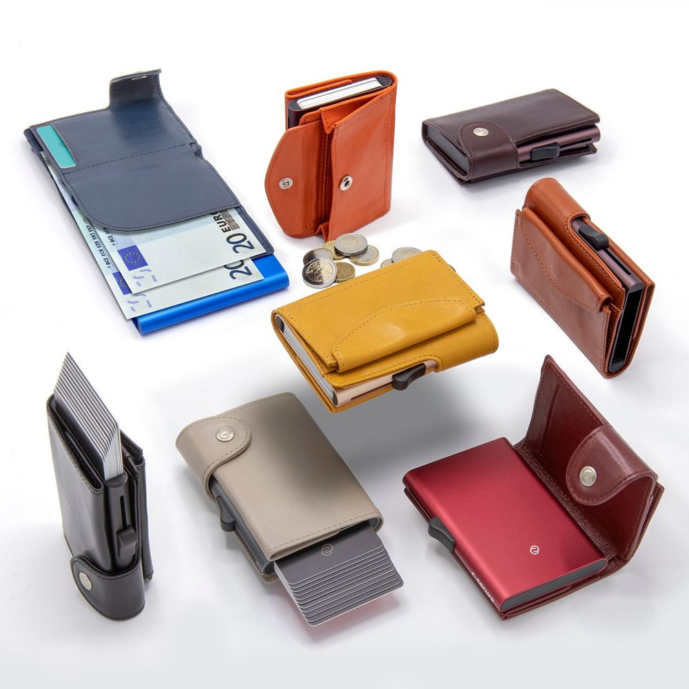 Leather goods - C-secure RFID XL coin wallets - C-SECURE