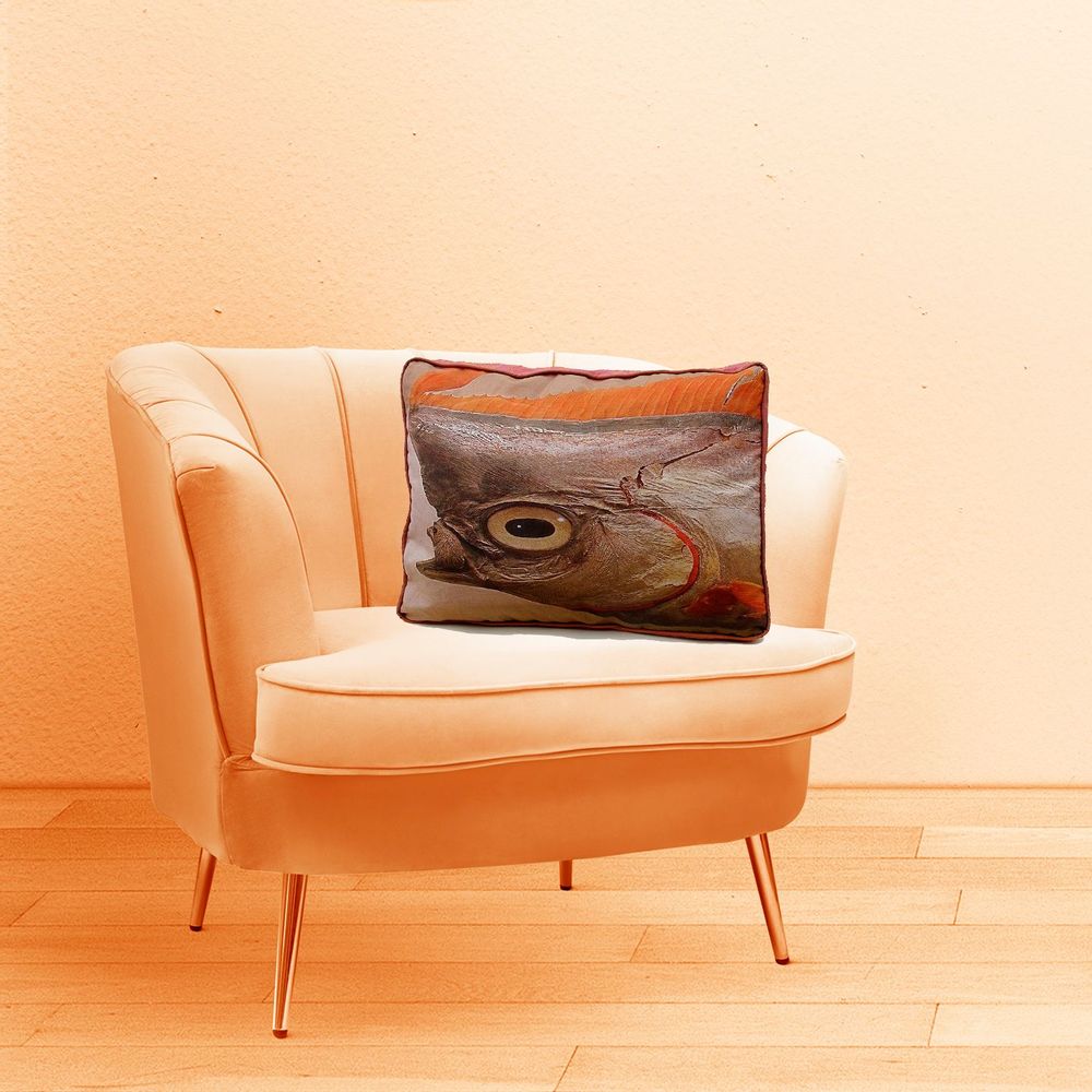 Coussins textile - Coussin gousset rectangulaire. FISH CL7 - MIKKA DESIGN INK