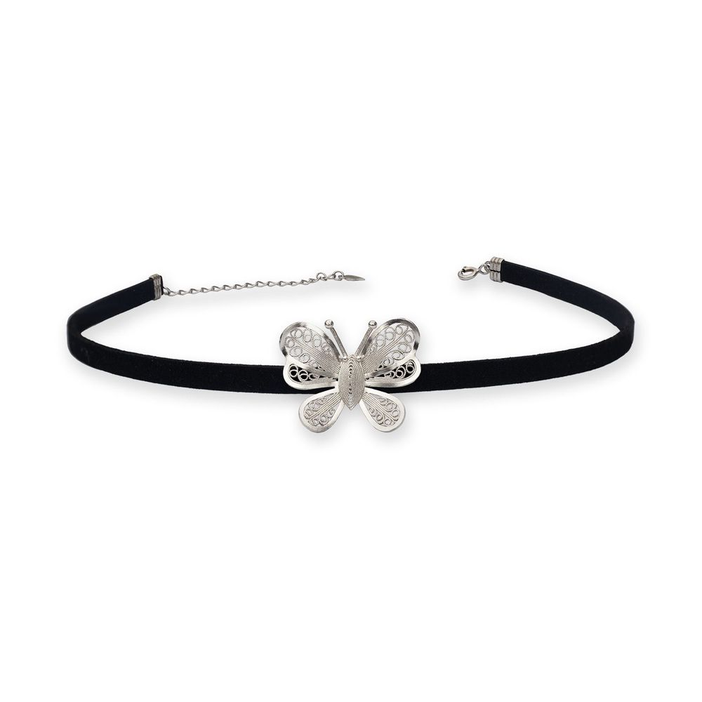 Bijoux - Collier Ras du Cou Papillon Dansant En Filigrane - WEI YEE INTERNATIONAL LIMITED