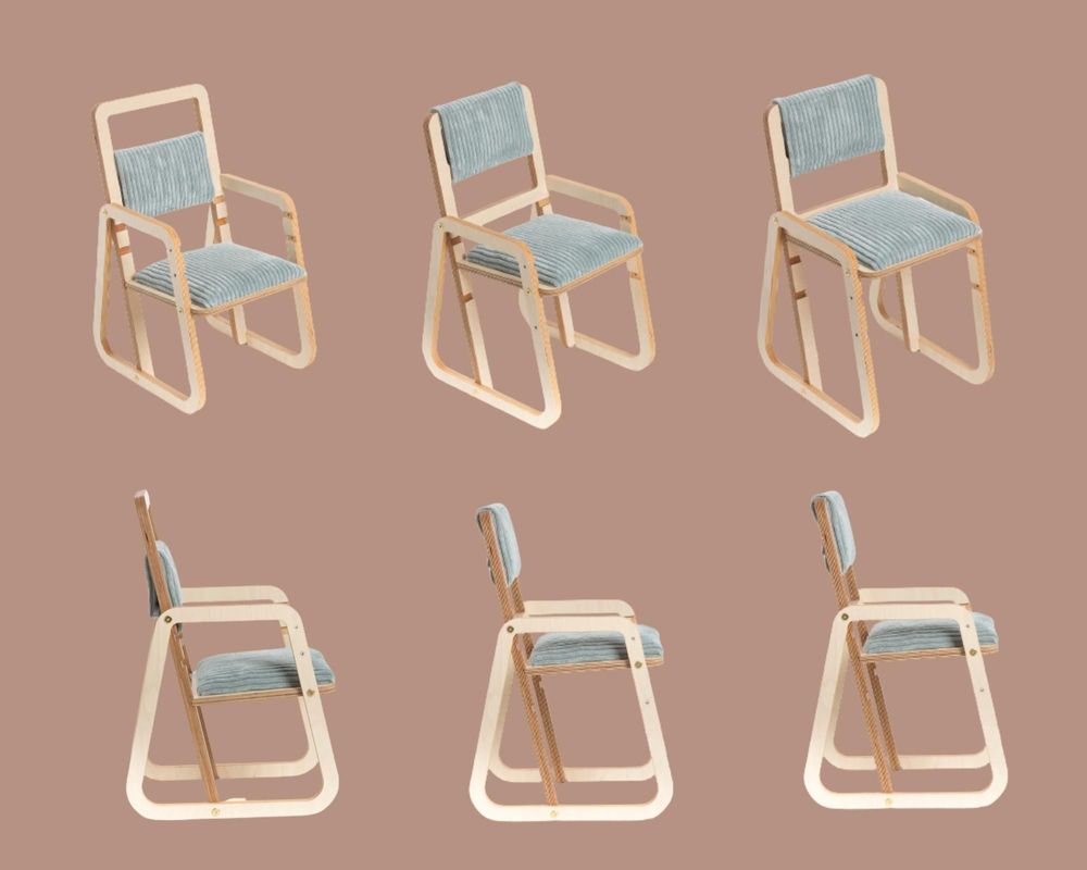Desks - Adjustable Art Table and Chair Set Julle - LUULA