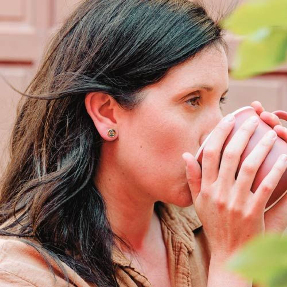 Bijoux - Puces d’oreilles Oiseau de Paradis - Or - LES JOLIES D'EMILIE