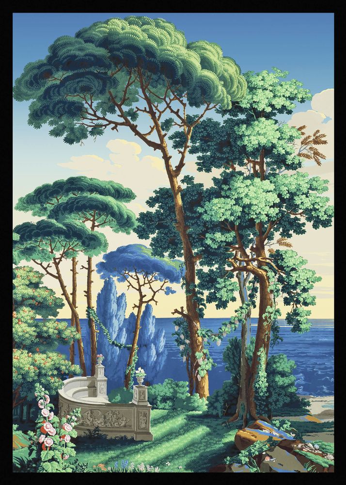 Chambres d'hôtels - Illustration Méditerranée - PARADISIO IMAGINARIUM