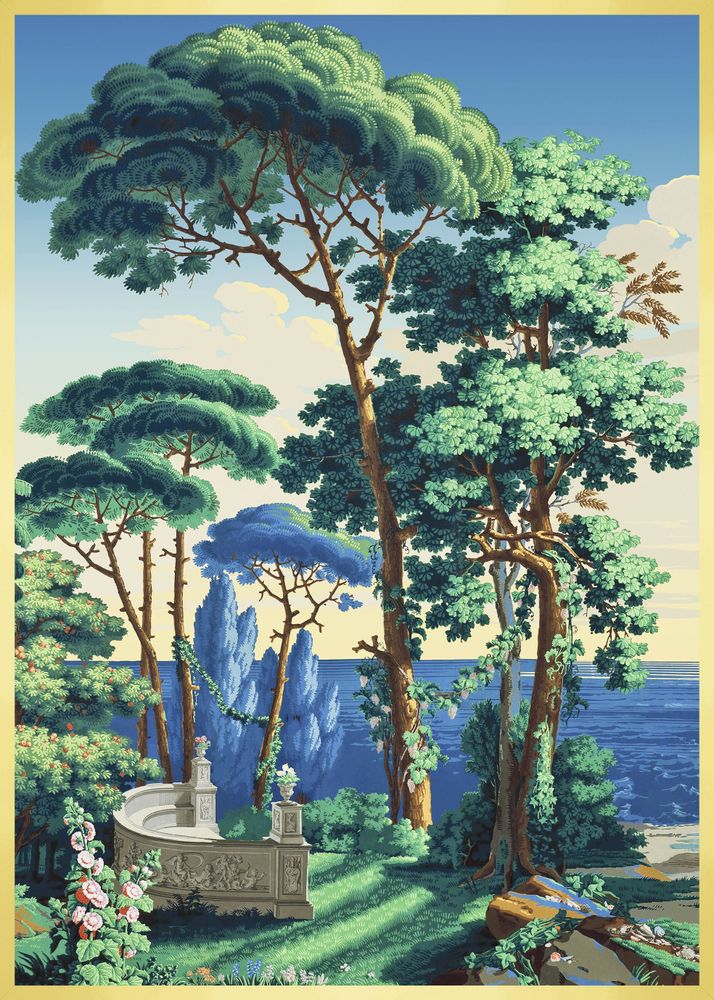 Chambres d'hôtels - Illustration Méditerranée - PARADISIO IMAGINARIUM