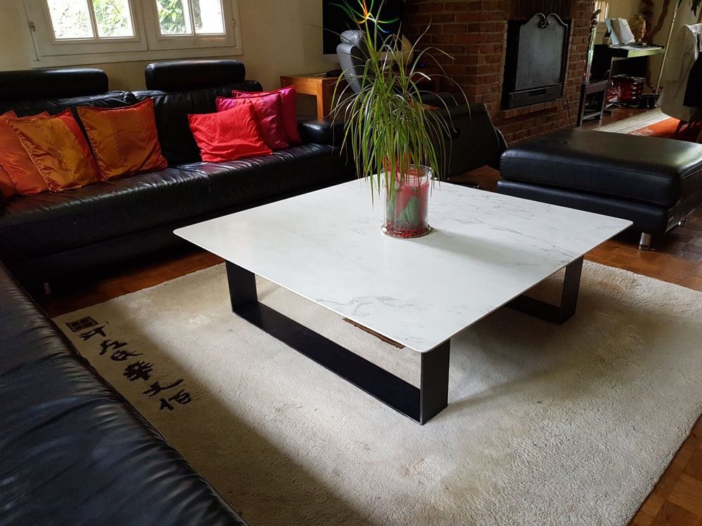 Coffee tables - Topaz foot ceramic coffee table - COLOMBUS MANUFACTURE FRANCE