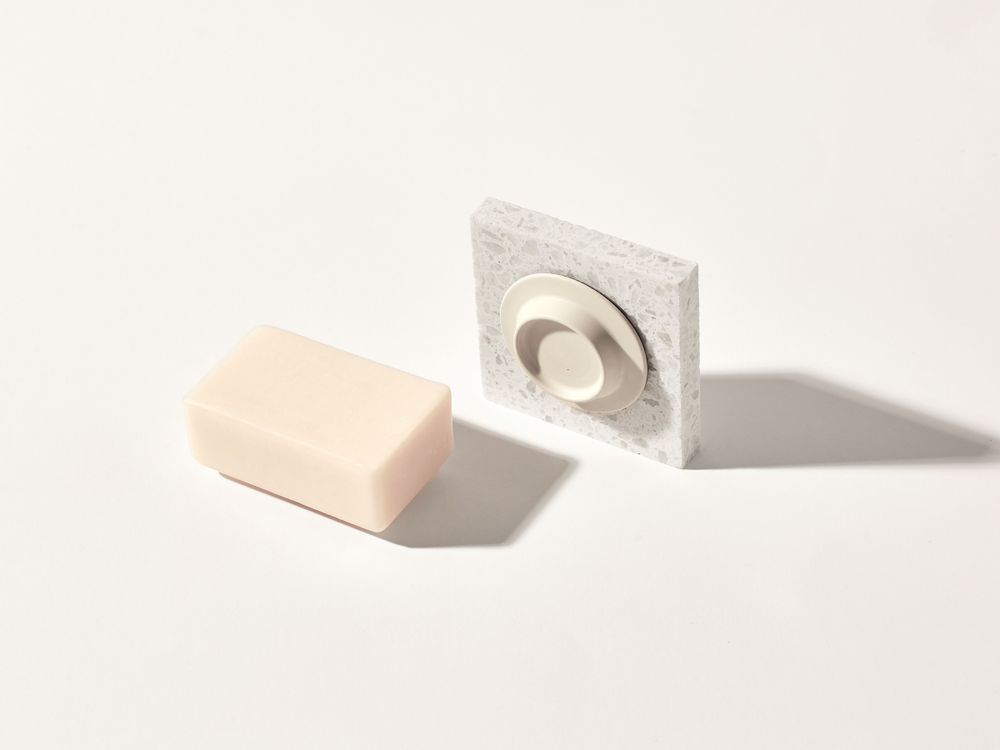 Gifts - Soapi White - Magnetic holder for solid shampoo and soap - SOAPI