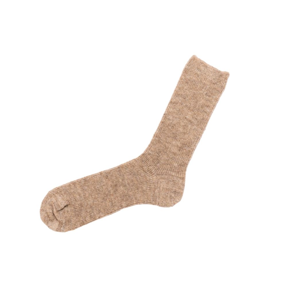 Socks - Thule Alpaca Ribbed Socks - NISHIGUCHI KUTSUSHITA