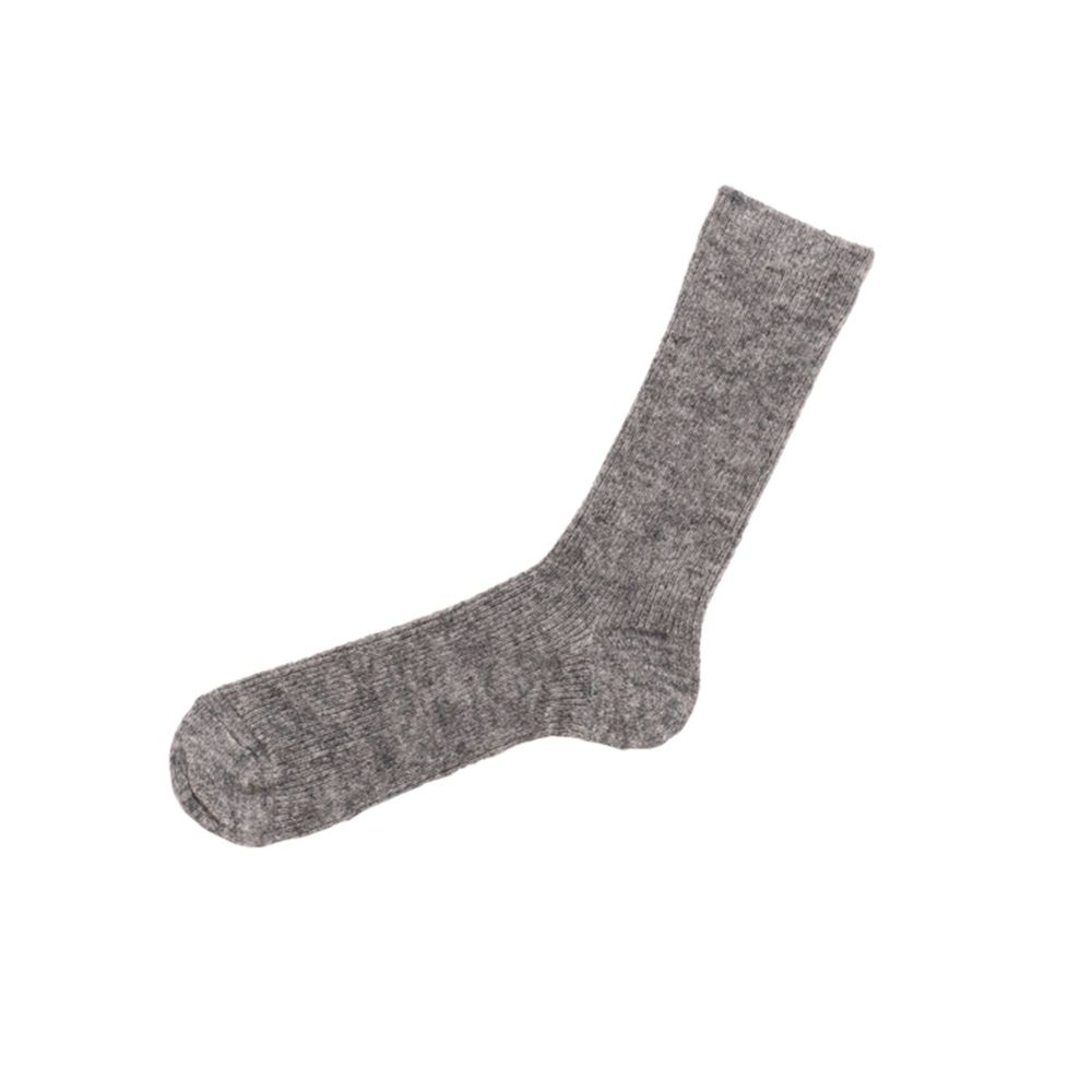Socks - Thule Alpaca Ribbed Socks - NISHIGUCHI KUTSUSHITA