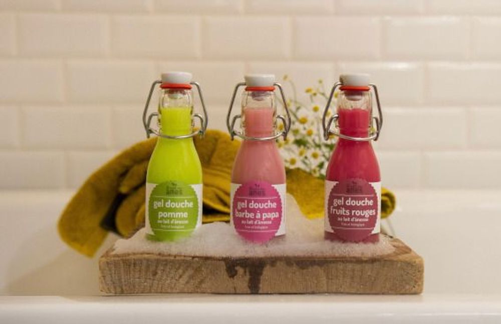 Cosmétiques - Gel douche limonade au lait d'ânesse frais et bio - AU PAYS DES ÂNES