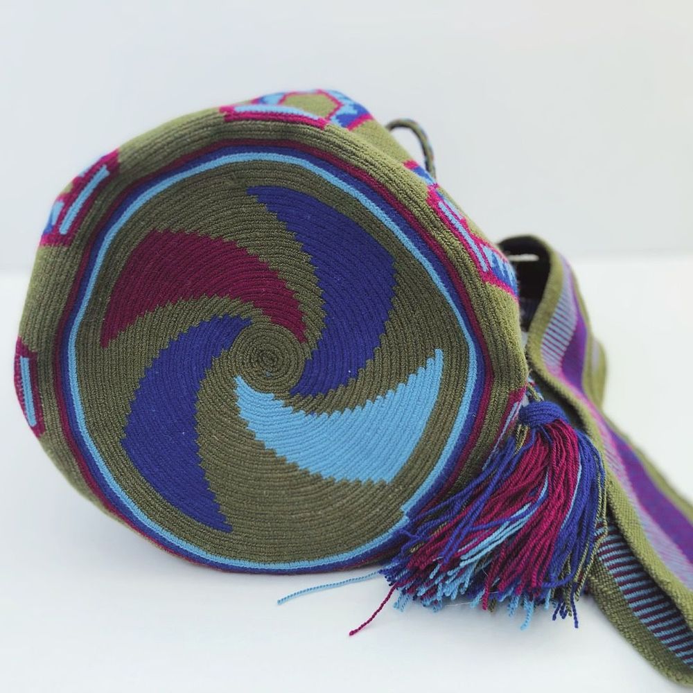 Sacs et cabas - Sac bandoulière "Wayuu" grande pour Femme en Cotton fait main - L'ÉCO MAISON DÉCORATION