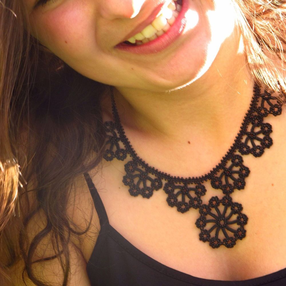 Jewelry - NECKLACE\" HAWA\” - BEIGE CREAM - KARAWAN AUTHENTIC