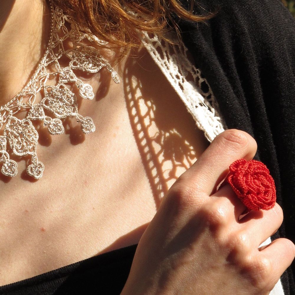 Bijoux - BAGUE "BELKIS" - LAGON - KARAWAN AUTHENTIC