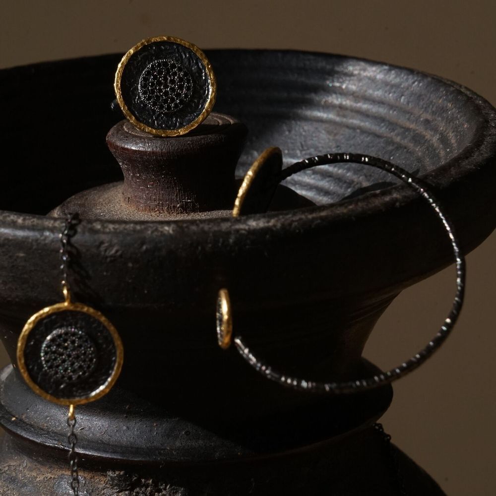 Bijoux - BAGUE "NUIT DES TEMPS" - COLLECTION ARKEOS - KARAWAN AUTHENTIC