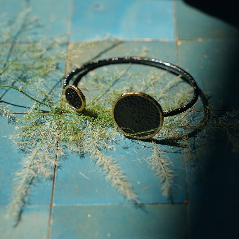 Bracelets - BANGLE BRACELET\" NIGHT OF THE TIMES\” - ARKEOS COLLECTION - KARAWAN AUTHENTIC