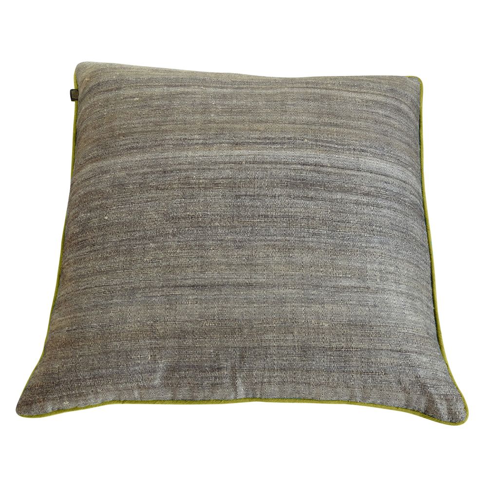 Objets de décoration - Coussin en fibres d'ortie & Soie sauvage tissées à la main - KARAWAN AUTHENTIC