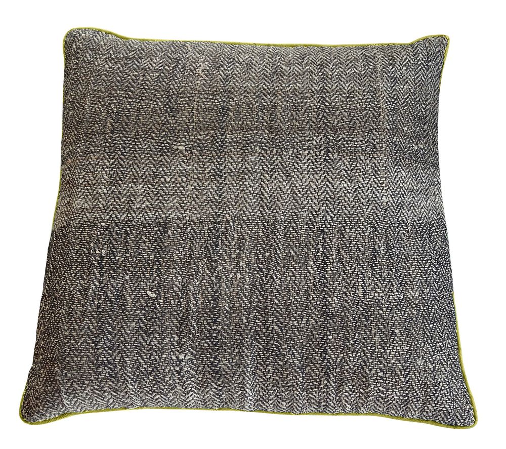 Objets de décoration - Coussin en fibres d'ortie & Soie sauvage tissées à la main - KARAWAN AUTHENTIC