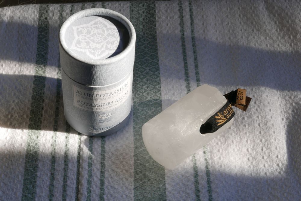 Beauty products - POTASSIUM ALUM STONE STICK - COSMOS NATURAL CERTIFIED - KARAWAN AUTHENTIC