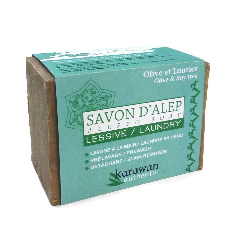 Savons - LESSIVE ÉCOLOGIQUE - SAVON D'ALEP POUR LA LESSIVE - KARAWAN AUTHENTIC
