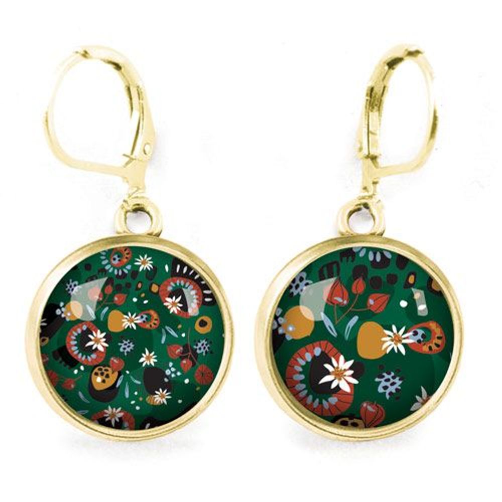 Jewelry - Sleepers earrings Edelweiss - Gold - LES JOLIES D'EMILIE