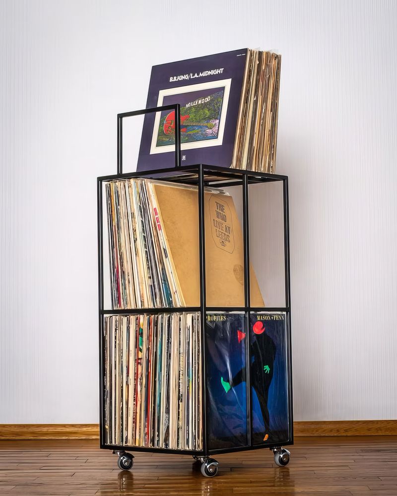 Objets de décoration - Support Disque vinyle LP à trois étages - DESIGN ATELIER ARTICLE