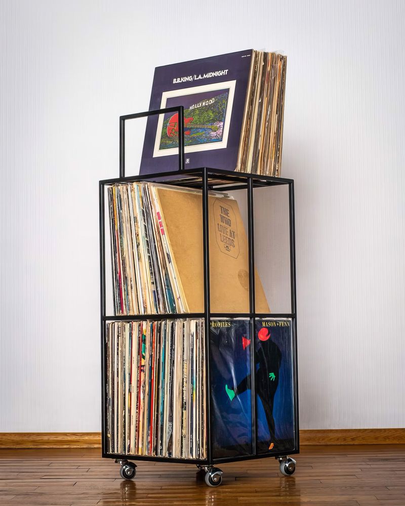 Objets de décoration - Support Disque vinyle LP à trois étages - DESIGN ATELIER ARTICLE