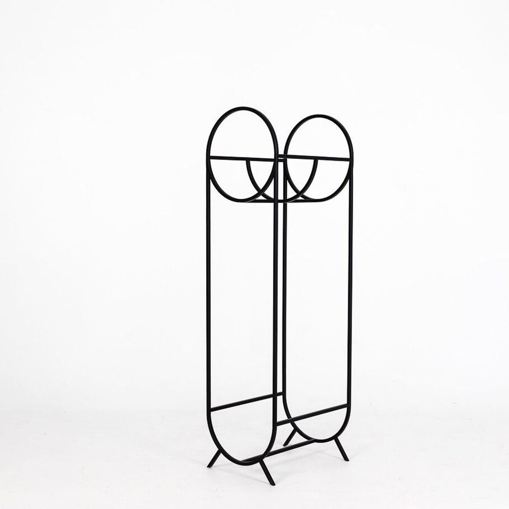Cheminées d'extérieur - Porte-bûches Bauhaus Tall Round - DESIGN ATELIER ARTICLE