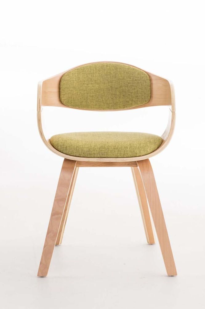 Kitchens furniture - Kingston Chair - Natural Wood/Light Green - VIBORR