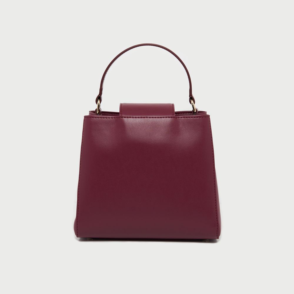 Sacs et cabas - Sac à main en cuir vegan couleur prune forme sceau - CARMEN & SIMONE