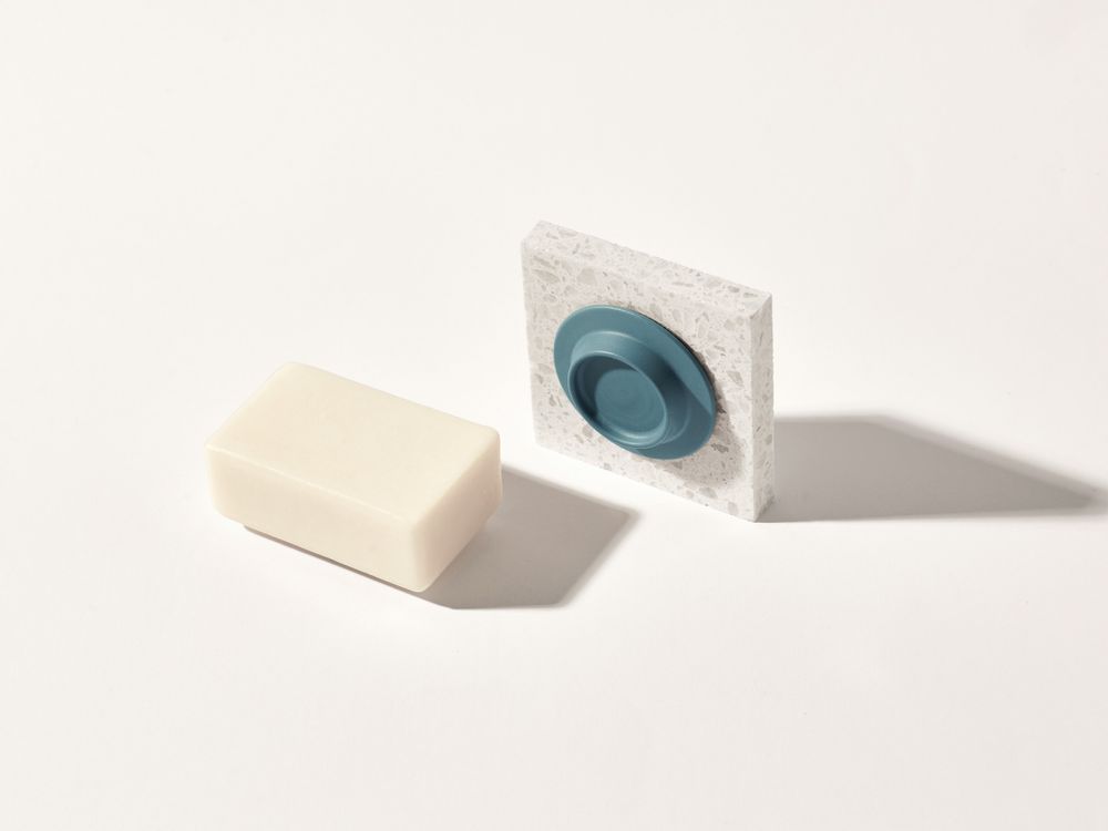 Objets design - Soapi Petrol - Support magnétique pour shampoing et savon solides - SOAPI