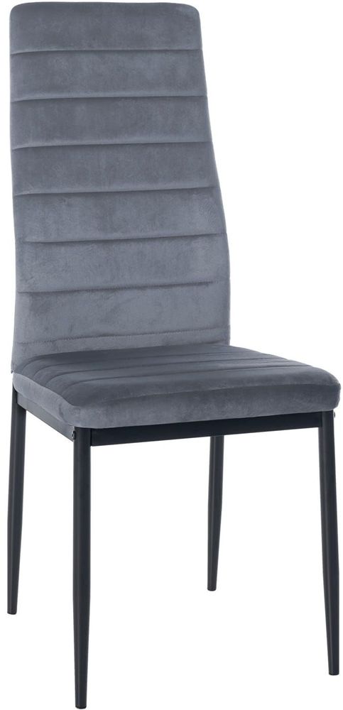 Chairs - Mayfair Velvet Chair - Light Gray - VIBORR