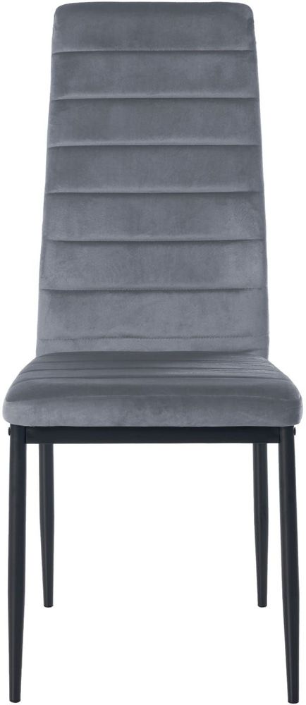 Chairs - Mayfair Velvet Chair - Light Gray - VIBORR